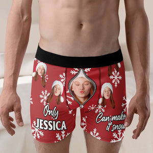 Custom Photo Gifts For Men Boxer Christmas 03XQMH111024 - Boxer Briefs - GoDuckee