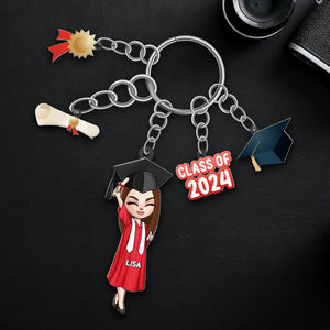 Personalized Gifts For Graduation Keychain 02OHMH140624HH - Keychains - GoDuckee