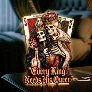 Skeleton Couple Light Box - Personalized Gift For Couples 04HULU091225 - Light Box - GoDuckee