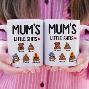 Personalized Gifts For Mom Drinkware Family Little Shit 05DTDT010324 - Drinkware - GoDuckee