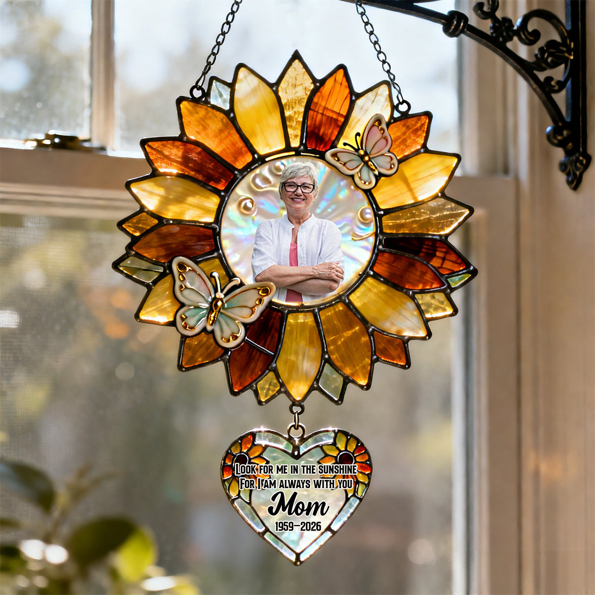 Heaven Memorial Suncatcher - Custom Photo Gifts 03natn100226-Homacus