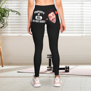 Wife Property Of Big Daddy 02httn081223 Personalized Hollow Tank Top +Leggings - AOP Products - GoDuckee