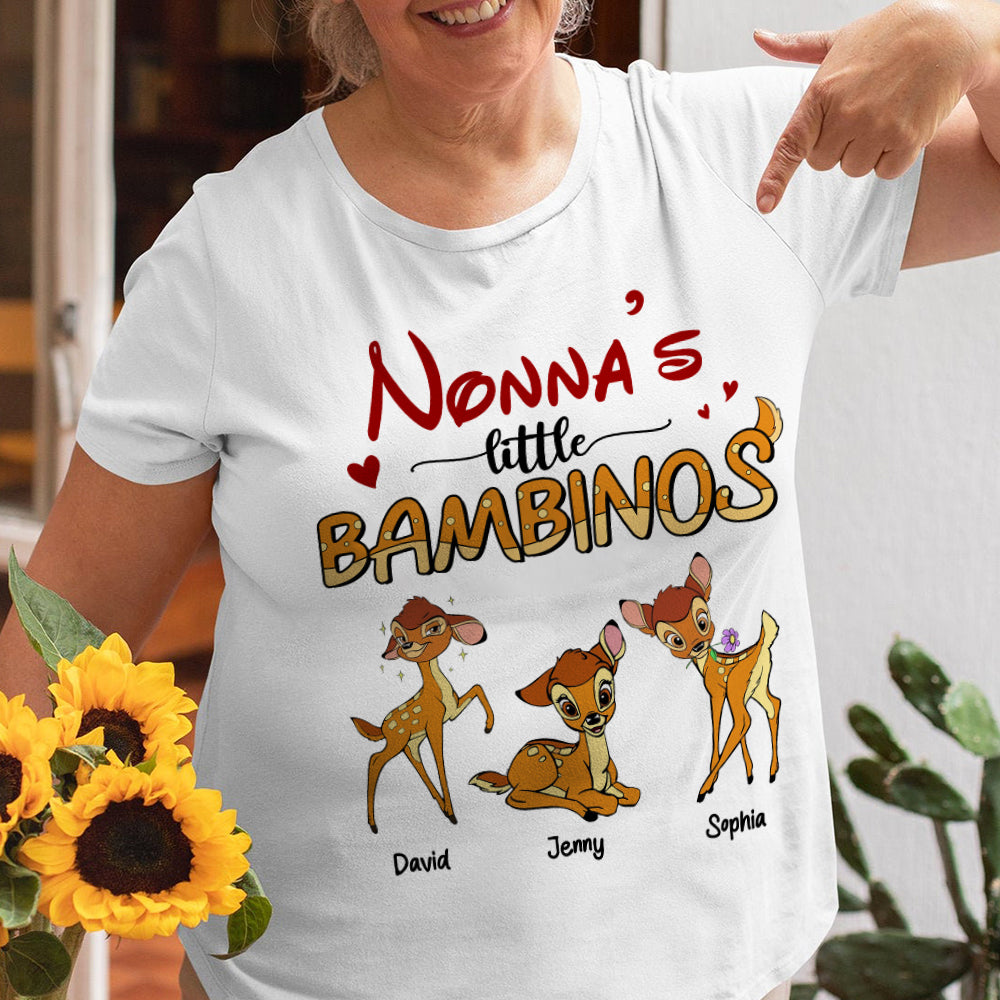 Personalized Gifts For Grandma Shirt Nonna's Little Bambinos 052qhtn060324 - 2D Shirts - GoDuckee