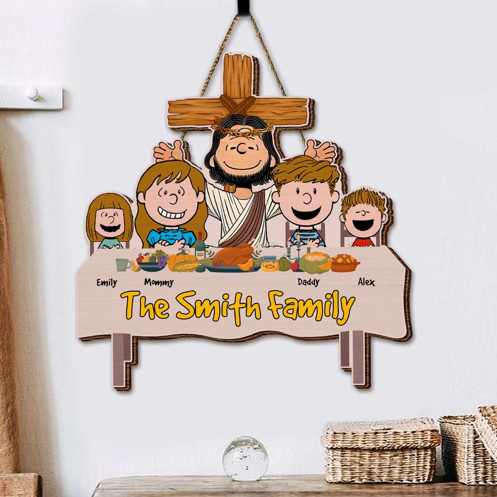 Personalized Gifts For Family Wood Sign 01OHMH090125HH - Wood Sign - GoDuckee