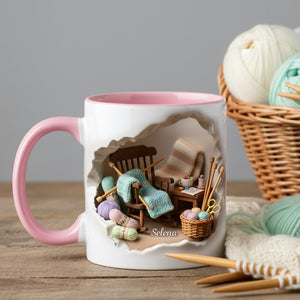 Sewing Coffee Accent Mug - Personalized Gifts For Sewing Lovers 07hylu111225 - Coffee Mug - GoDuckee