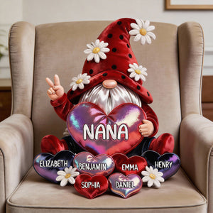 Gnomes Shaped Pillow Personalized Gifts For Grandma 03tgtn030226 - Pillow - GoDuckee