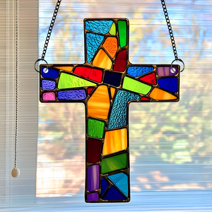 Personalized Gifts For Jesus Lover Suncatcher Ornament 06hupu070325 - Ornament - GoDuckee