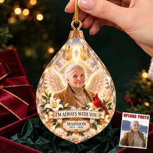Memorial Heaven Acrylic Ornament - Custom Photo Memorial Gifts 02hadt131026 - Ornament - GoDuckee