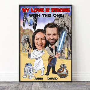 Couple My Love Is Strong With This One 01totn081223 Personalized Canvas Print - Poster & Canvas - GoDuckee