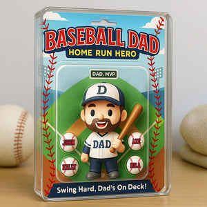 Home Run Dad Acrylic Plaque Personalized Gifts For Dad 02TODT280425 - Shaped Plaques - GoDuckee