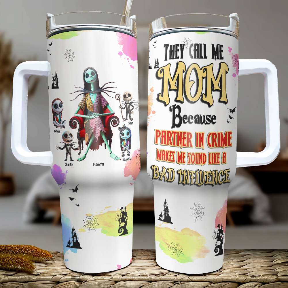 Personalized Gifts For Mom Tumbler Mother's Day Partner In Crime 03OHMH120325 - Tumbler Cup - GoDuckee