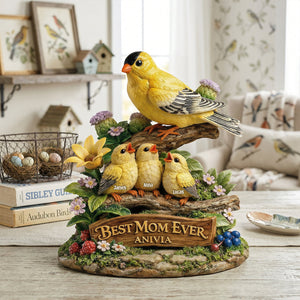Bird Mom Acrylic Plaque - Personalized Gifts For Mother's Day Plaque 02TYTN300326 - Shaped Plaques - GoDuckee