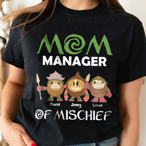 Personalized Gifts For Grandma Shirt Grandma Manager Of Mischief 052QHTN160124 - 2D Shirts - GoDuckee