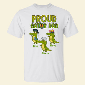 Proud Gator Dad Personalized Shirt, Gift For Dad - Shirts - GoDuckee
