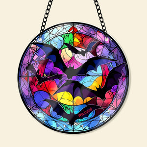 Personalized Gift Whimsical Bat Acrylic Suncatcher Ornament 66ACQN270824 - Ornament - GoDuckee