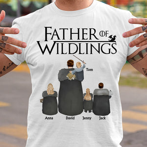 Personalized Gifts For Dad Shirt Father of Wildlings 05QHTN250124 Father's Day Gifts - 2D Shirts - GoDuckee