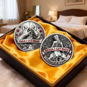 Personalized Funny Gifts For Couple Printed Metal Coin 03hutn120226 - Coin - GoDuckee