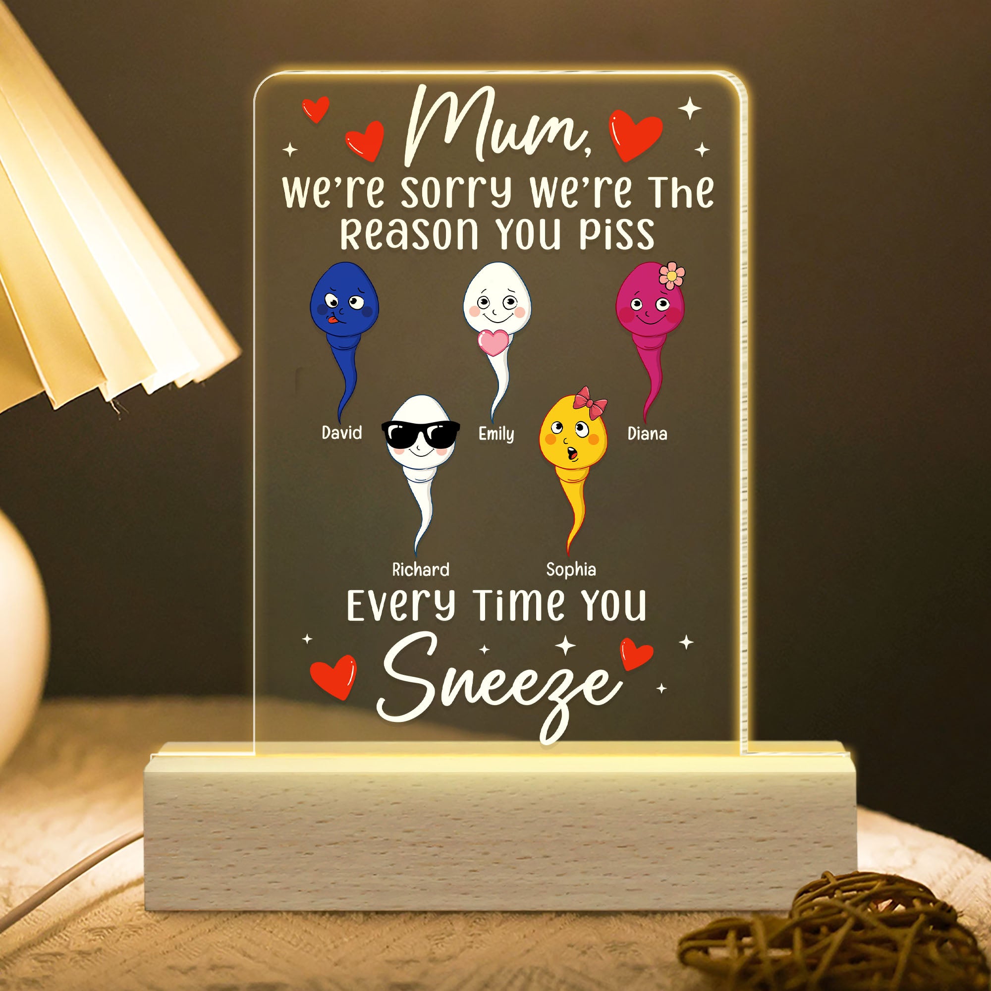 Personalized Gifts For Mom LED Light Every Time You Sneeze - Led Lights - GoDuckee