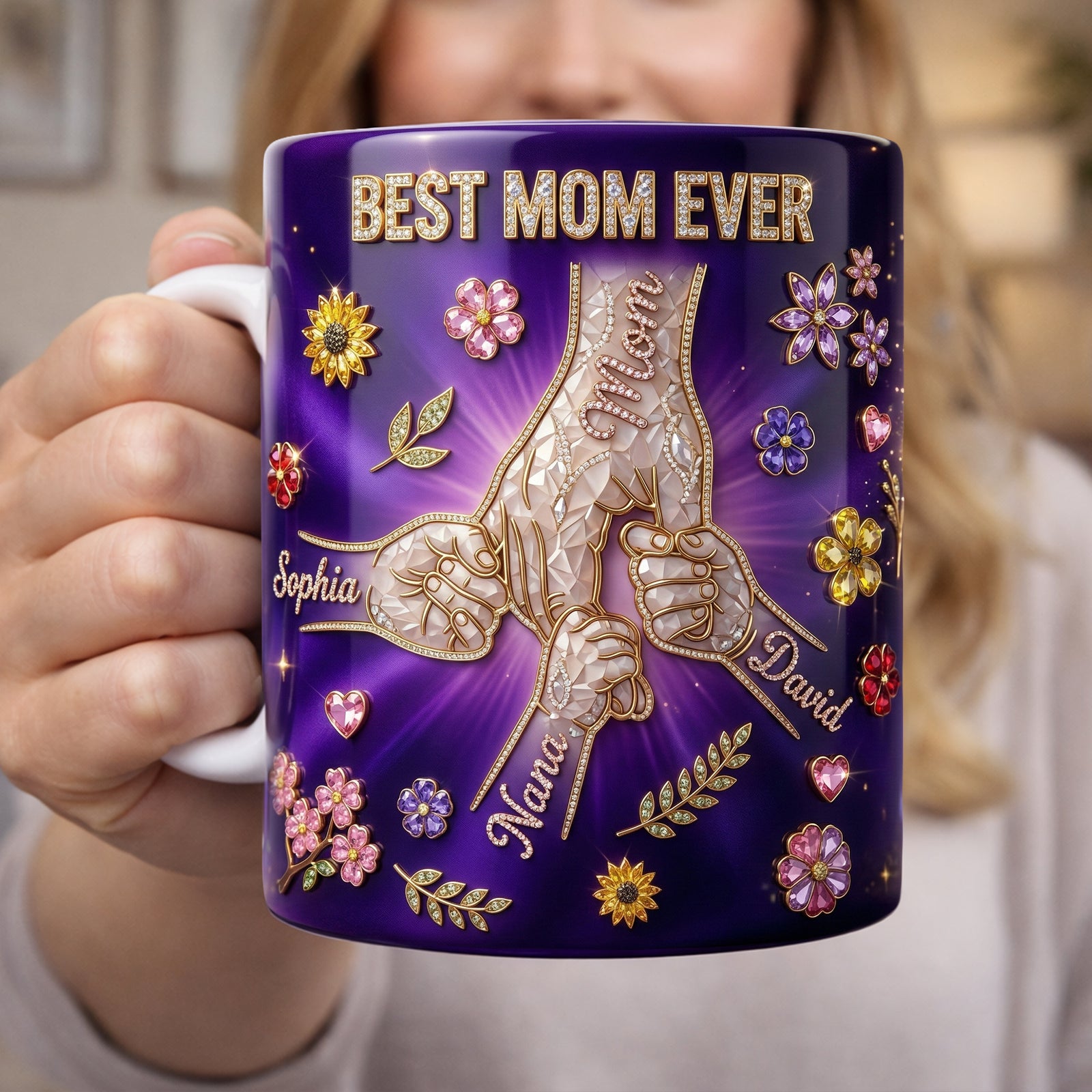 Pinky Promise Mom Coffee Mug - Personalized Gift For Mom 02NALU050326 - Coffee Mug - GoDuckee