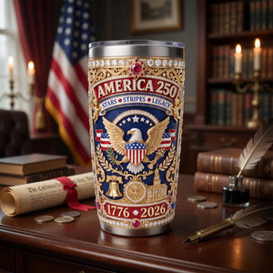 Patriotic 250 USA Tumbler - Personalized Anniversary Gifts 01TYLU110526 - Tumbler Cup - GoDuckee