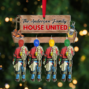 Personalized Gifts For Family Lineman Christmas Ornament 02hupu211024 - Ornament - GoDuckee