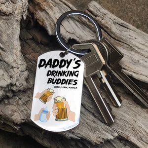 Personalized Gifts For Dad Keychain 02OHPU110624 - Keychains - GoDuckee