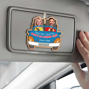 Personalized Gifts For Son or Daughter Car Visor Clip, Mom/Dad's Advice 01NAMH240724 - Car Visor Clip - GoDuckee