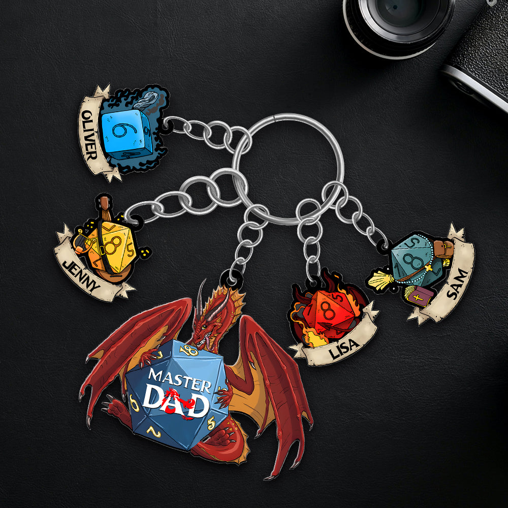 Personalized Gifts For Dad Keychain 02QHMH270524 Father's Day - Keychains - GoDuckee