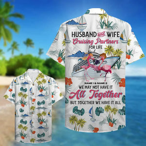 Personalized Couple Hawaiian Shirt (New) - Hawaiian Shirts - GoDuckee