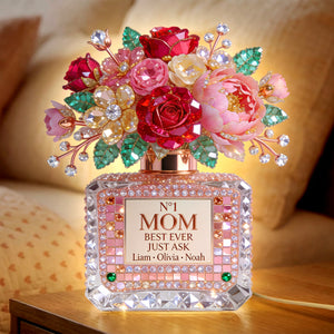 Floral Perfume Bottle Light Box - Personalized Gifts For Mom 04naqn060326 - Light Box - GoDuckee