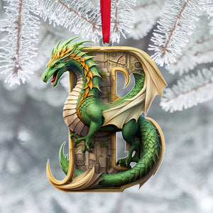 Dragon Hanging Ornament - Custom Alphabet Letter Christmas 04HUTN041124 - Ornament - GoDuckee