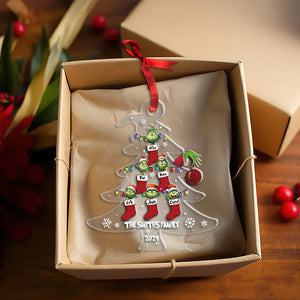 Personalized Gifts For Family Christmas Ornament 02ohtn091024 - Ornament - GoDuckee