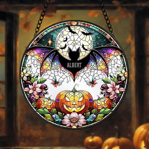 Bat Stained Glass Ornament 04acxx190824/03acqn220824 Halloween Gifts - Ornament - GoDuckee