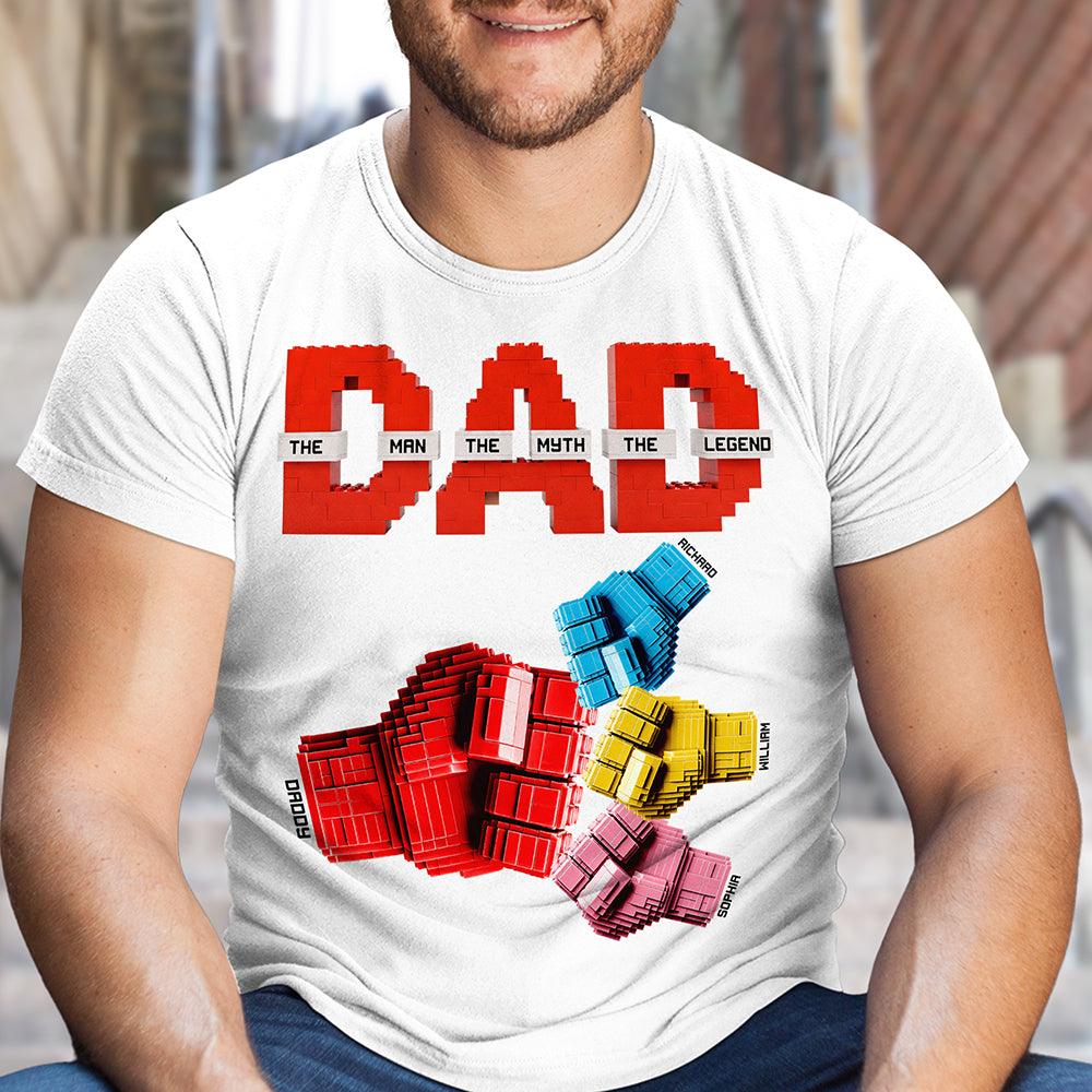Powerful Punch Dad Shirt - Personalized Gifts For Dad 06OHQN270525 - Shirts - GoDuckee