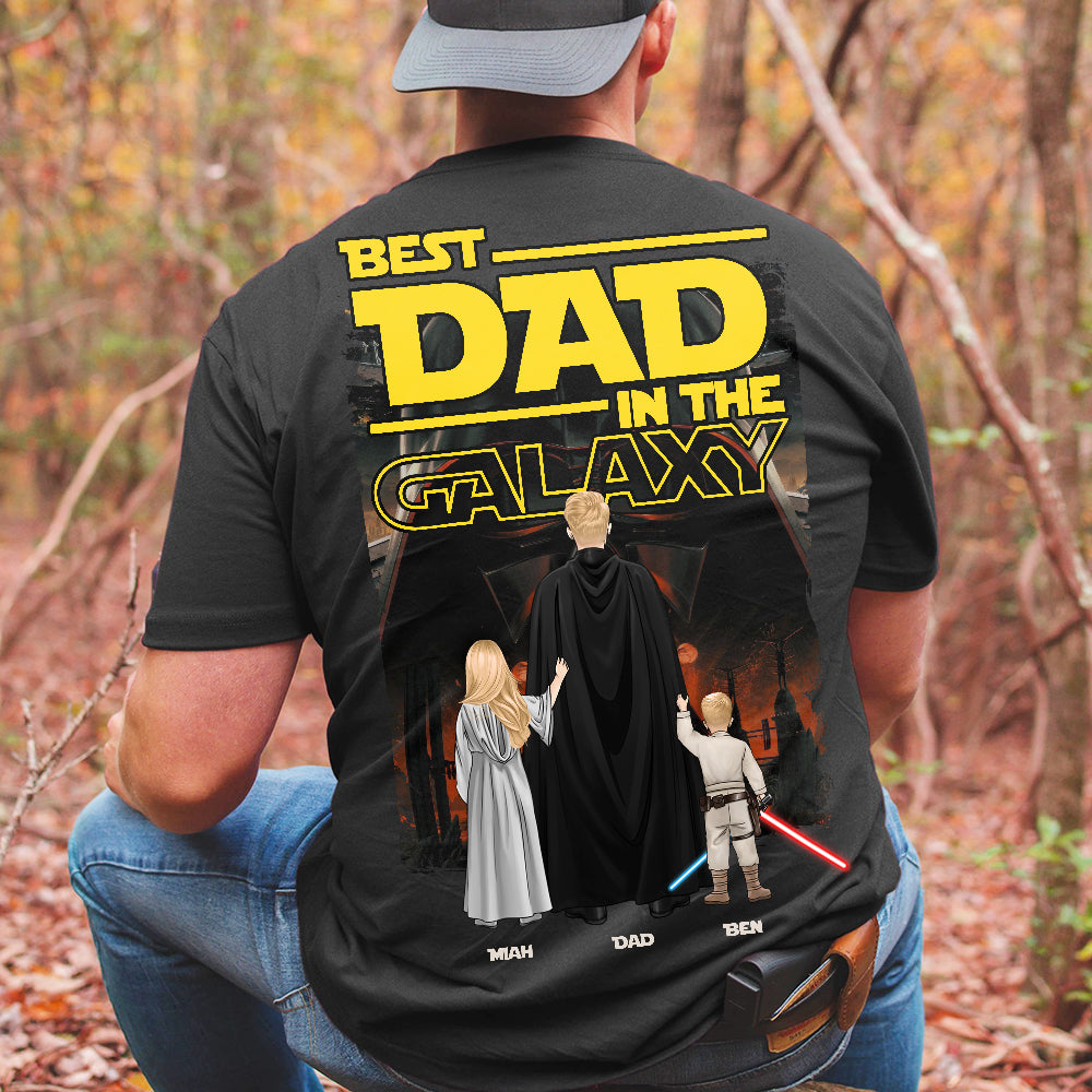Best In The Galaxy Shirt Personalized Gifts For Dad 04XQDT040425DAHHHG - Shirts - GoDuckee