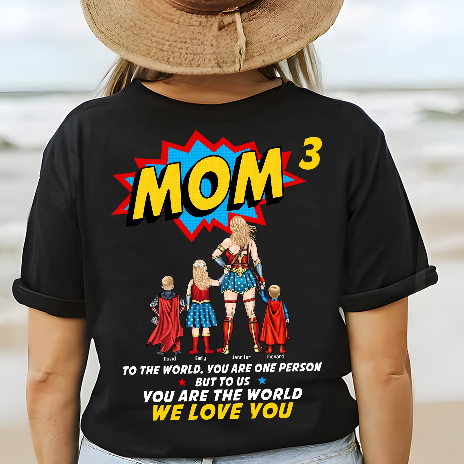 Personalized Gifts For Mom Shirt You Are The World 07acqn260324pa - 2D Shirts - GoDuckee