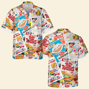 Cereal-Personalized Hawaiian Shirt - Cereal Gifts- GZ-HW-01naqn280623 - Hawaiian Shirts - GoDuckee