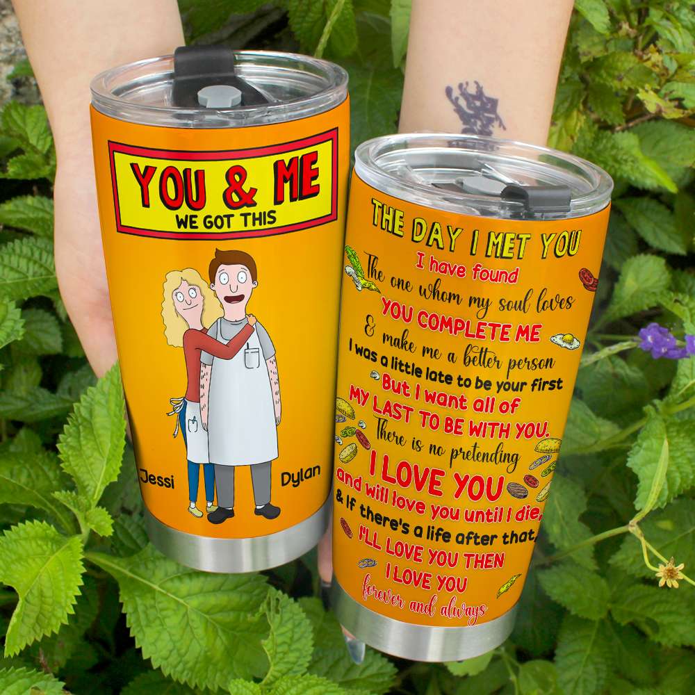Personalized Gifts For Couple Tumbler You & Me We Got This 06TOLU040225HG - Tumbler Cup - GoDuckee