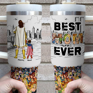 Best Mom Ever 40oz Tumbler - Personalized Gifts For Mother 01TGLU150425HG - Tumbler Cup - GoDuckee