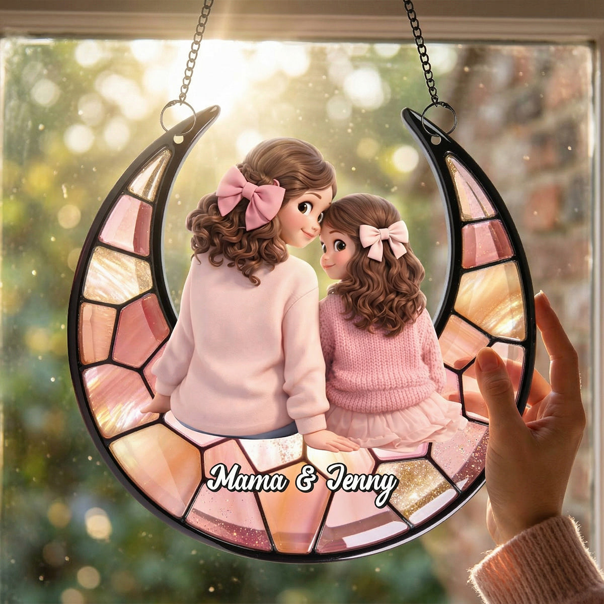 The Most Amazing Mom In The World Suncatcher - Custom Photo Gifts For Mothers 01pgtn280326 - Ornament - GoDuckee
