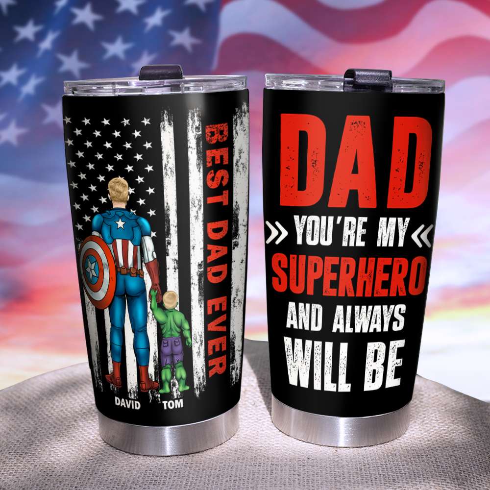 Personalized Gifts For Dad Tumbler 03natn180423tm Father's Day NEW - Tumbler Cups - GoDuckee