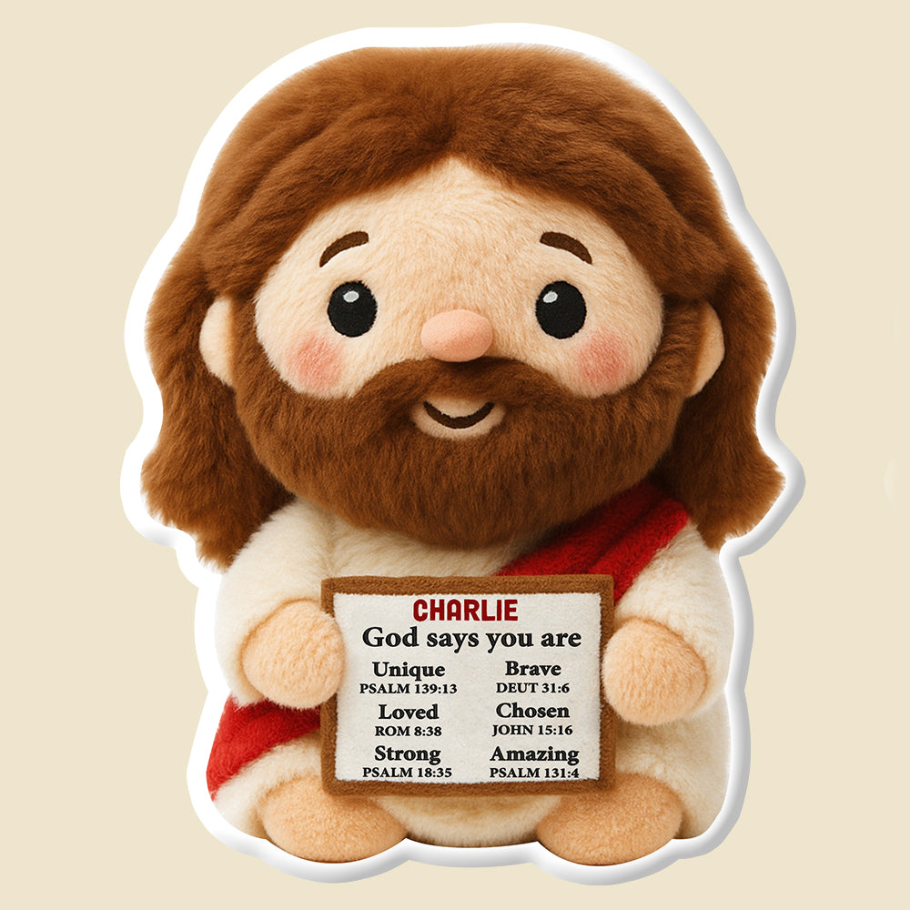 Jesus Custom Shape Pillow - Personalized Gifts For Jesus Lovers 05natn131125 - Pillow - GoDuckee