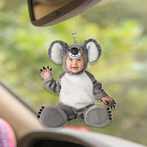 Custom Photo Gifts For Baby Car Ornament 01hudc270824 - Ornament - GoDuckee