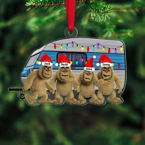 Happy Campers Christmas 03QHTN111123 Personalized Ornament, Christmas Gifts - Ornament - GoDuckee