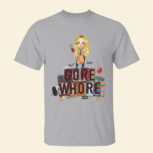 Gift For Halloween, Personalized Shirt, Crime Girl Horror Shirt, Halloween Gift 06QHHN010823HH - Shirts - GoDuckee