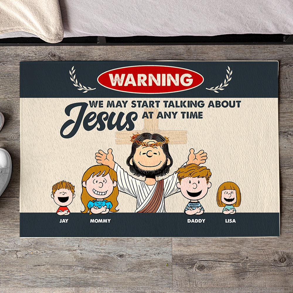 Personalized Gifts For Family Jesus Doormat 01OHMH150125HH - Doormat - GoDuckee