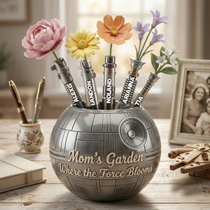 Mom’s Blooming Garden Acrylic Plaque Personalized Mother's Day Gifts 04NADT130326 - Shaped Plaques - GoDuckee