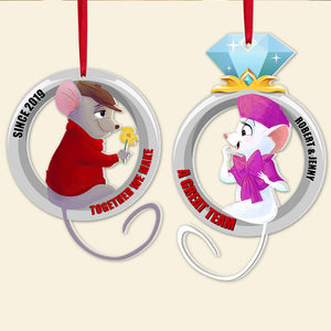 Together We Make A Great Team 03OHPO171023 Personalized Ornament, Christmas Gifts For Couple - Ornament - GoDuckee