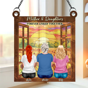 Personalized Gifts For Mom Suncatcher Window Hanging Ornament 06QHQN240224TM Mother's Day - Ornaments - GoDuckee