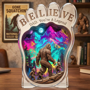 Dad You're A Legend Acrylic Plaque - Personalized Gifts For Dad 04HUTN230326 - Shaped Plaques - GoDuckee